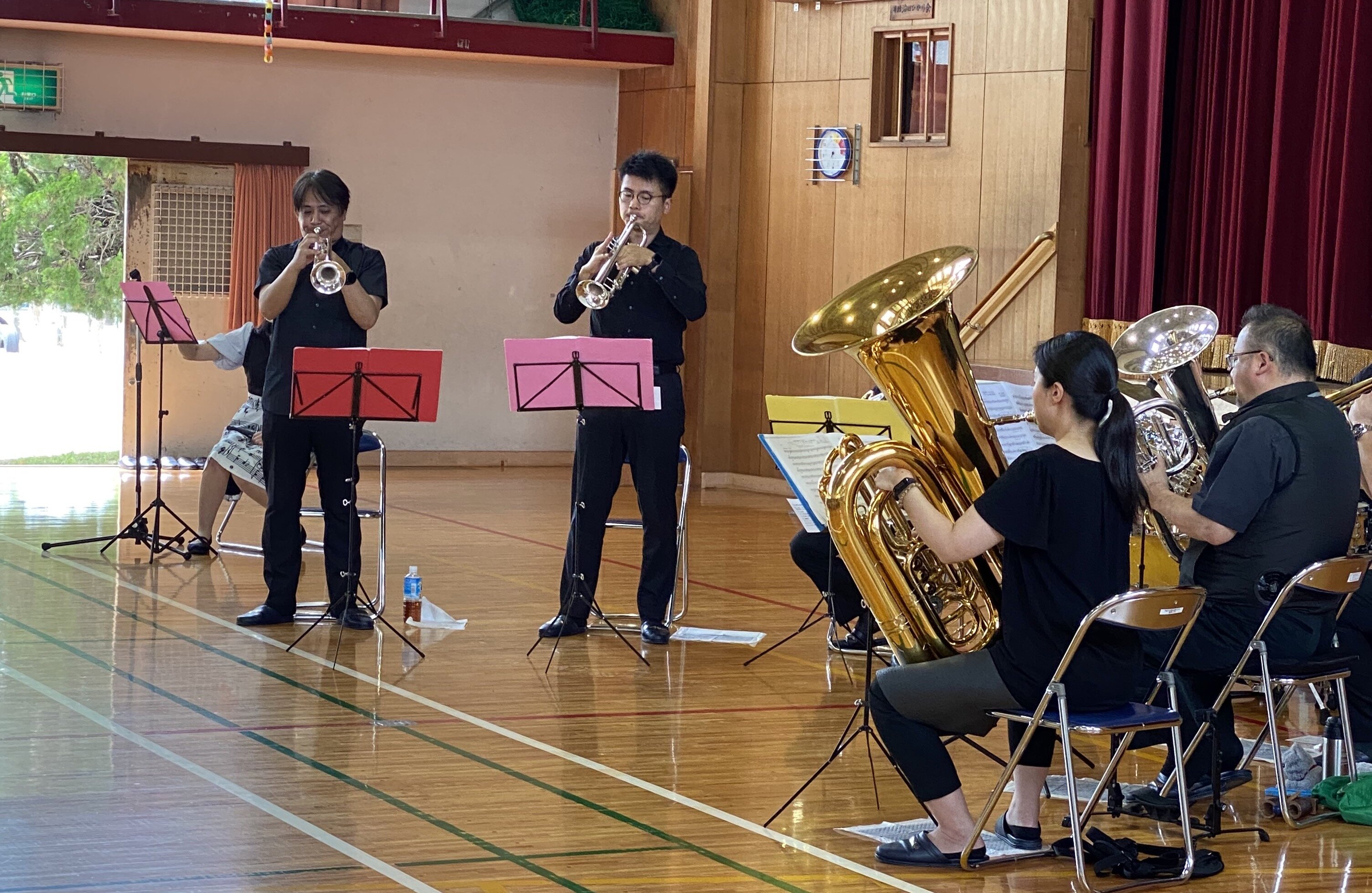 【実績】音楽鑑賞会 2022年6月 滋賀県 栗東市立 治田西小学校 ウインドカンパニー金管合奏団公演 (金管合奏)